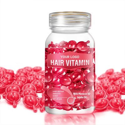 Olio di jojoba marocchino infuso Logo personalizzato Trattamento capelli Siero Capsula per etichetta privata
