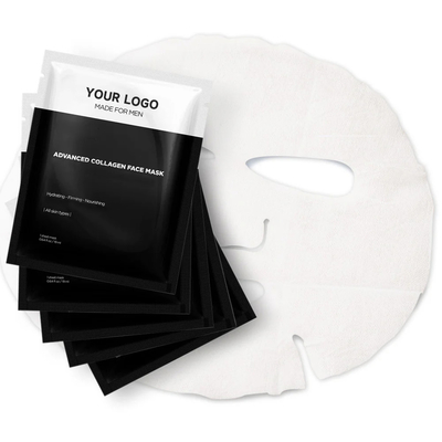 Maschera personalizzata per maschi che nutrono Oryza Sativa Rice Lees Extract 5 pezzi Set