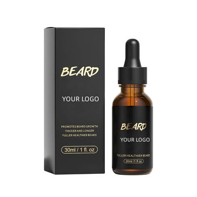 Crema idratante per la barba maschile rafforza e ammorbidisce con olio di semi di ricino