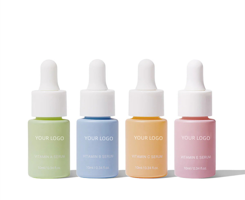 Trasforma la tua routine di cura della pelle con il kit di scoperta delle vitamine A B C E Face Serum a 4 pezzi