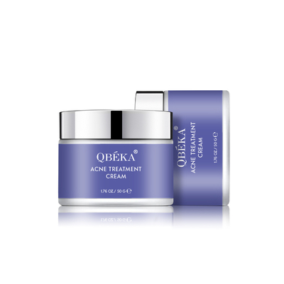 Set di cura della pelle di medicina cinese per adulti Crema antiacne Qbeka macchia scura e vitamina C