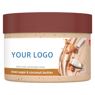Pelle setosa, scrub corpo, esfoliazione Nutrizione con materiale organico ecologico
