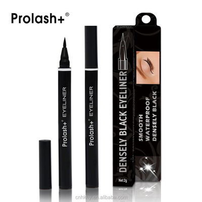 Ingredienti a base di erbe Eyeliner impermeabile a nero denso per il miglior effetto sul trucco degli occhi