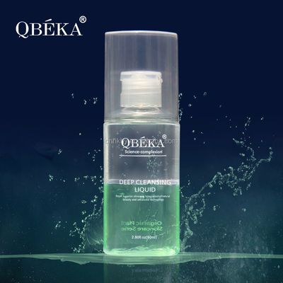 Forma Liquido Delicato Nessuna irritazione Pulizia profonda del viso Liquido Lavatrice del viso e del viso Rimozione del trucco 80ml