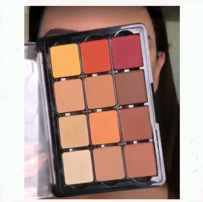 Glitter Colore metallico misto Palette di ombre per gli occhi Elegante Satin Matte Ingrediente minerale