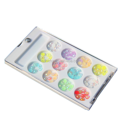 Strass per unghie L01 Decorazione del telefono a schiena piatta 3D Pietre luccicanti per manicure 45g