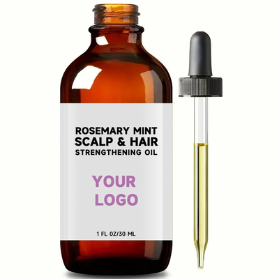 30 Olie essenziali Estratti di rosmarino menta capello olio di rinforzo dei capelli per il logo personalizzato