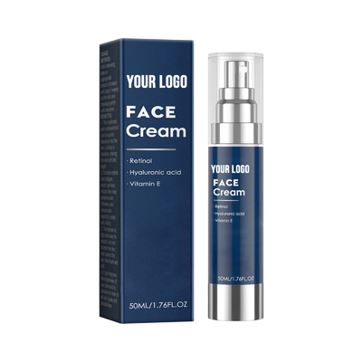 Crema anti rughe per il viso da notte per uomini naturale organico riducendo le linee sottili e le rughe
