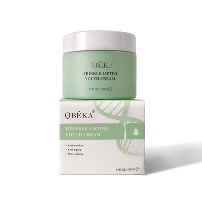 Crema anti-invecchiamento a base di erbe con tè verde e ingredienti di erbe di QBEKA