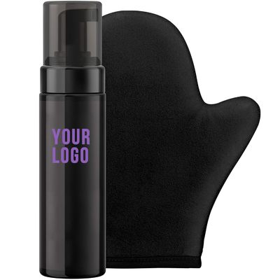 Kit autoabbronzatore di correzione del colore con applicatore Mitt autoabbronzatore Mousse abbronzatore scuro