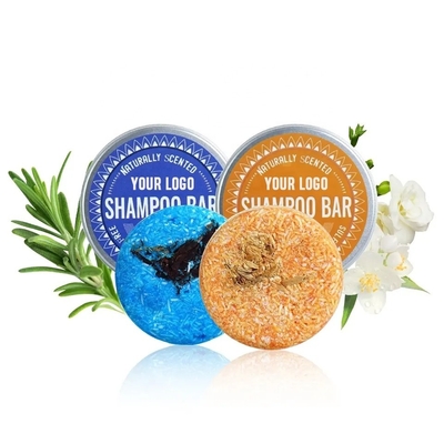 Bar di shampoo a base di olio d'oliva a taglia regolare con ingredienti naturali