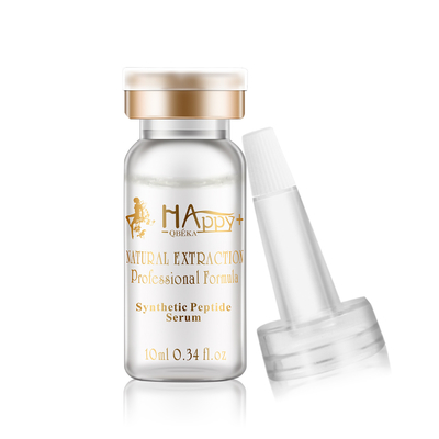 Siero per il rafforzamento e la stretta della pelle Happy QBEKA Peptide sintetico antirughe 10 ml