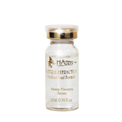 Happy QBEKA 10 ml Serume per gli occhi della placenta di pecora per le cerchie scure Riparazione e idratazione