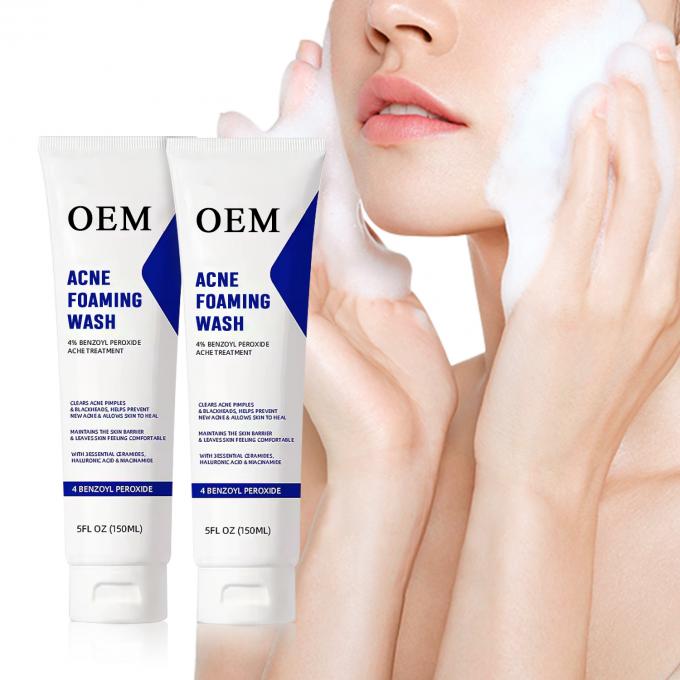 Prodotti personalizzati per la cura della pelle idratante idratante pulitore del viso effetto rapido grande Vagen fabbrica di fornitura 120ml 4