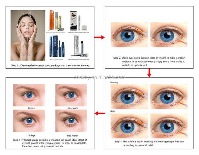 Lashtonic Ciglia e Raggiornamento della Crescita delle Sopracciglia 5 ml per le Persone che desiderano ciglia più spesse 3