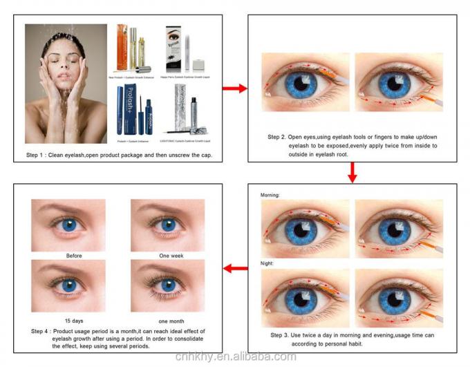 Prolash siero per la crescita delle ciglia 100% materiale naturale approvato 0