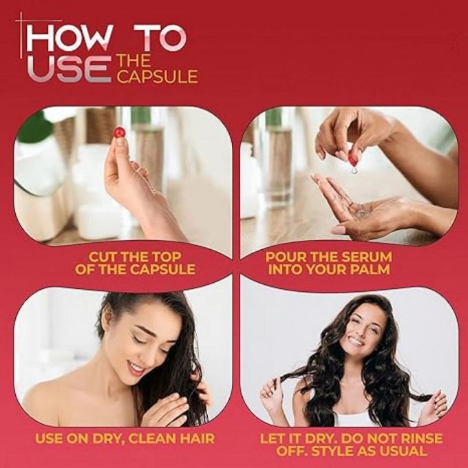 Olio di jojoba marocchino infuso Logo personalizzato Trattamento capelli Siero Capsula per etichetta privata 2