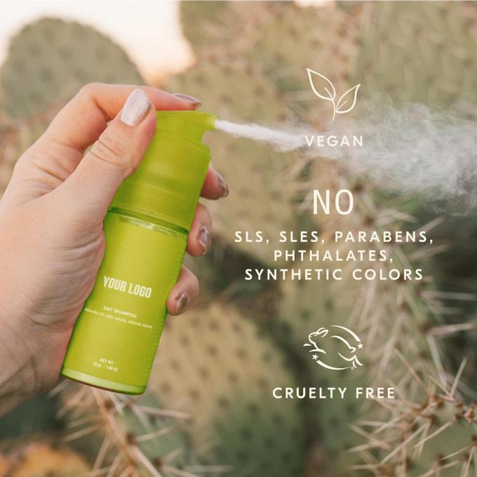 Non aerosol private label shampoo secco in polvere volumizzante naturale per le donne volume 1