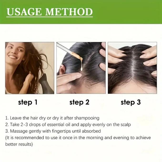 30 Olie essenziali Estratti di rosmarino menta capello olio di rinforzo dei capelli per il logo personalizzato 1