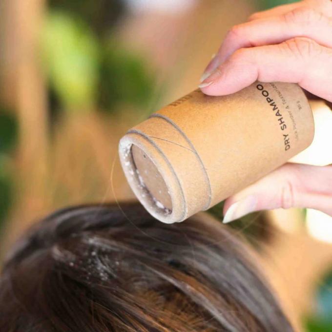 Capelli femminili in polvere di 100% shampoo secco vegetariano naturale con supporto di etichetta privata 0
