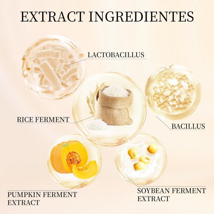 Sesso Femminile Probiotico Crema solare Lozione SPF 50 Crema solare per viso e corpo Etichetta personalizzata 0