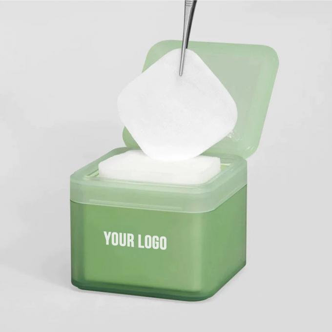 Logo personalizzato Pad tonico quotidiano per il viso per donna 7 tipi di tamponi facciali di cotone quadrato 1