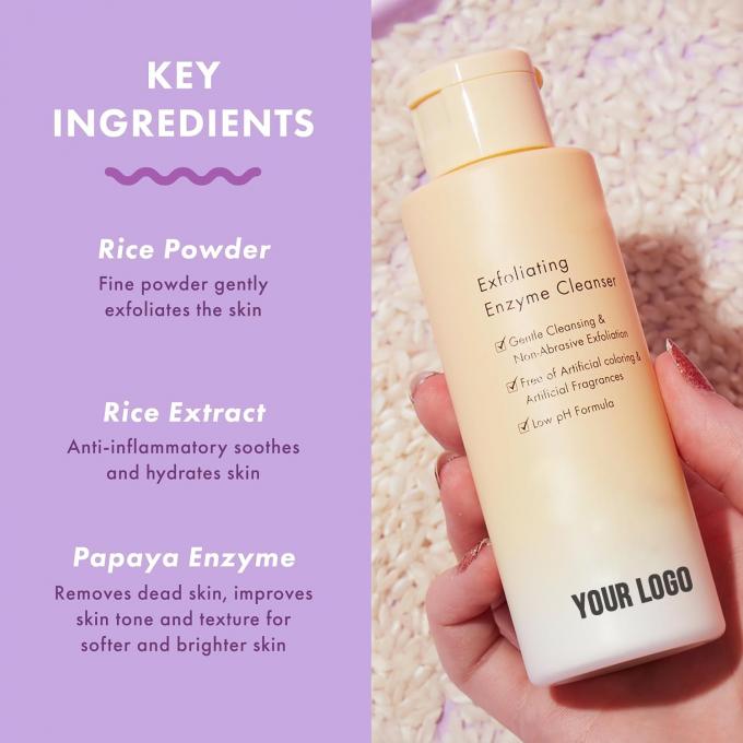 Support Private Label Enzyme Face Wash Powder Maschio Papaya Powder Pulizzatore in polvere 0