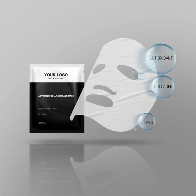 Maschera personalizzata per maschi che nutrono Oryza Sativa Rice Lees Extract 5 pezzi Set 1