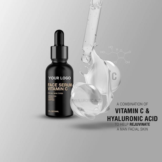 Prova i benefici del siero per il viso per uomini con la vitamina C Niacinamide 0