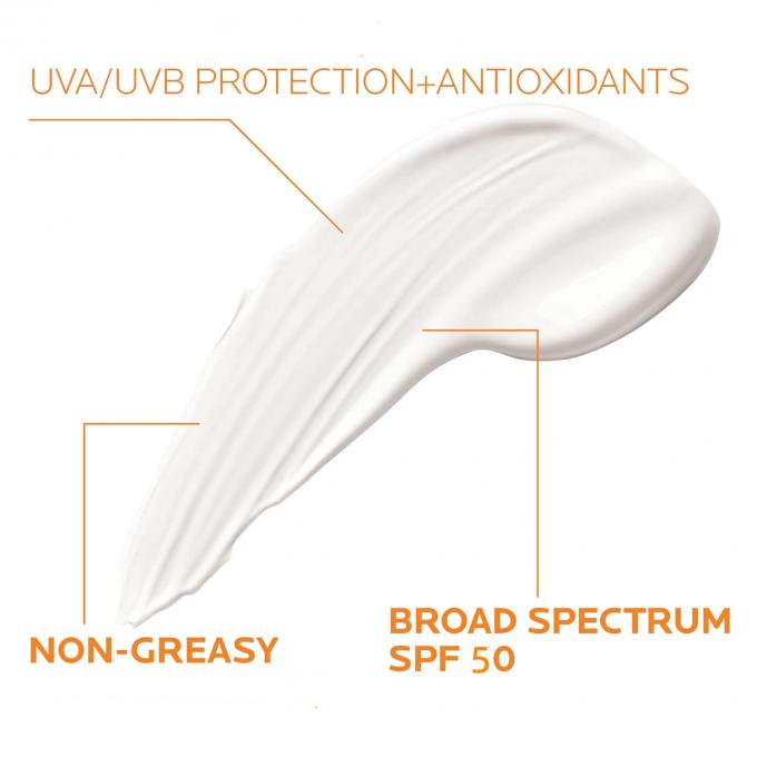 SPF 50 Protezione solare per uomini Protezione UVA/UVB a spettro ampio Leggera Nessun calco bianco 1