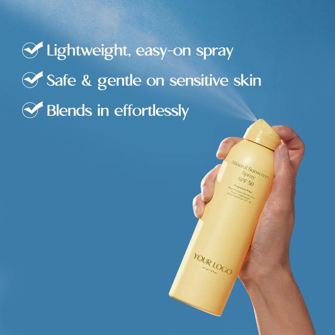 Proprietario SPF 50 Crema solare Spray Twin Pack Crema solare resistente all' acqua Pack di 2 1