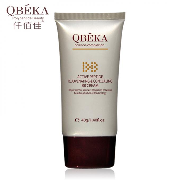 QBEKA Peptide Attivo Ringiovanente e Nascondente Crema BB per Adulti Blocca la Riparazione della Pelle UV 2