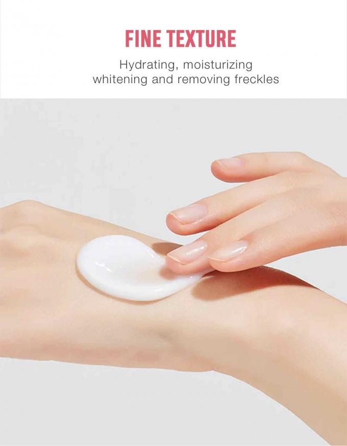 Crema per il viso anti lentiggini a base di glicerina per prodotti OEM/ODM per la cura della pelle 5