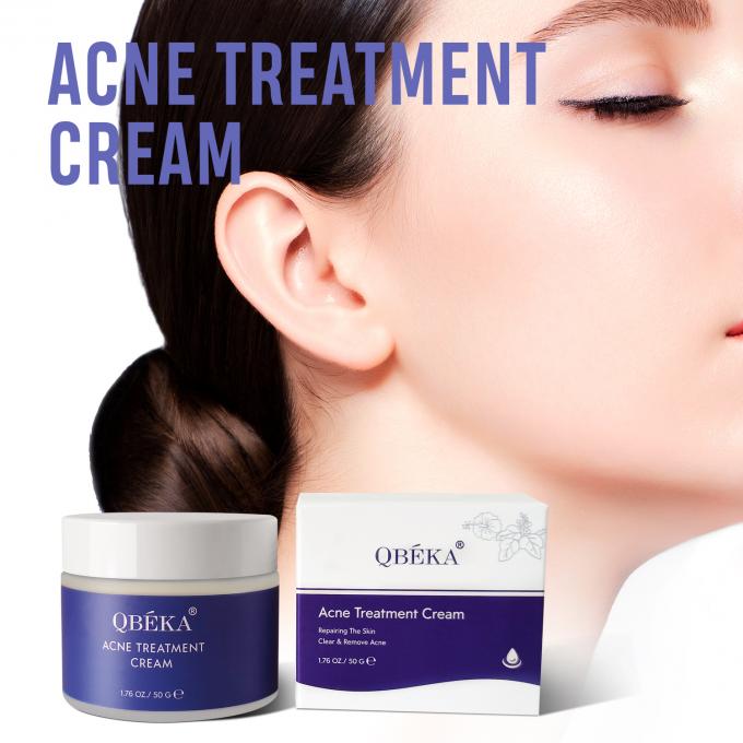 Crema efficace per il trattamento dell' acne del tè verde per le donne in blocco 0
