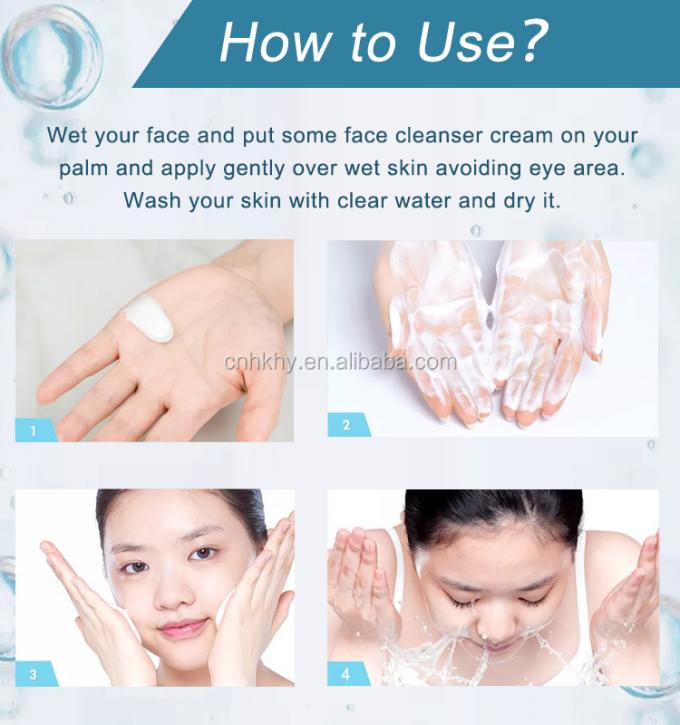 Organic Plant Moisturizing Deep Cleaning Facial Cleanser 1000 quantità per tutti i tipi di pelle 6