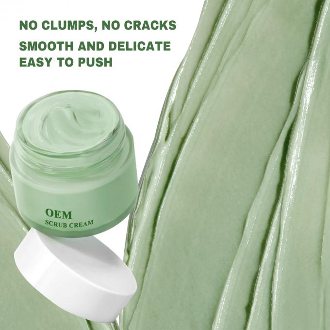 OEM crema per lo scrub del corpo con profumo di fiori per la pelle opaca formula esfoliante e illuminante 0