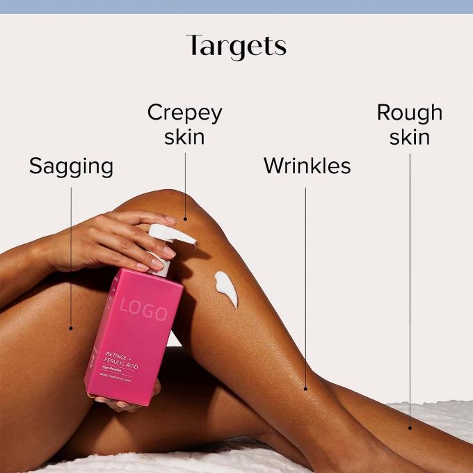 Retinol Acido Ferulico Lozione Corporea Firmante Idratante Crema Corporea Anti-Invecchiamento Per Donne 0