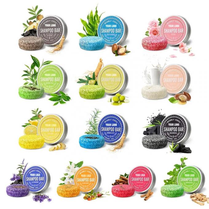 Bar di shampoo a base di olio d'oliva a taglia regolare con ingredienti naturali 5