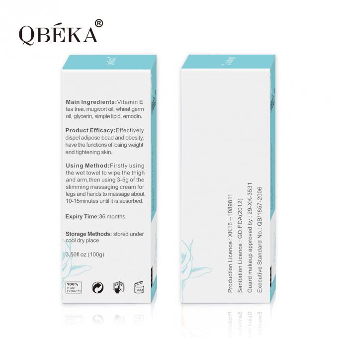 Massaggiatore dimagrante Per perdita di peso QBEKA Crema calda con olio di jojoba per mani e gambe 9