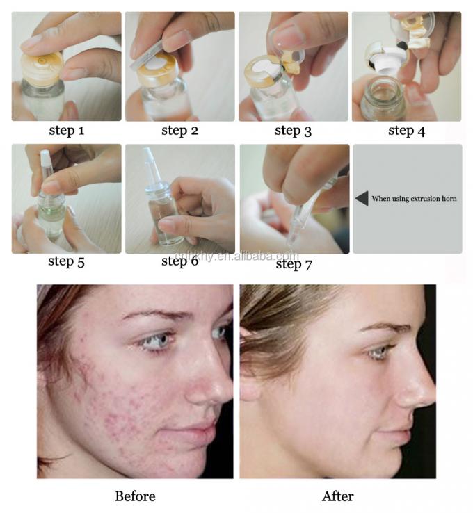 Siero per la pelle VC 100% pura Vitamina Levorotatoria per il trattamento facciale e antirughe 3