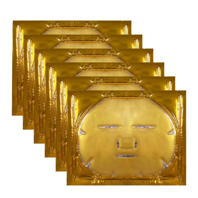 Maschera organica 24K oro per la casa gel rilassante customizabile collagene cristallo bellezza 1