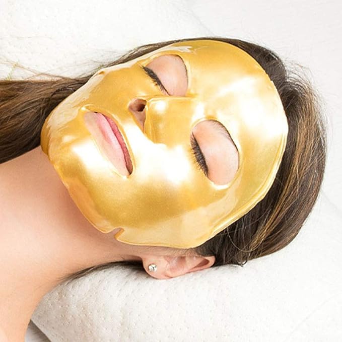 Maschera organica 24K oro per la casa gel rilassante customizabile collagene cristallo bellezza 3