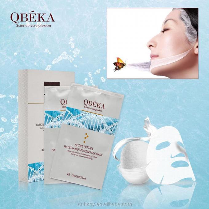 Maschera a foglio di acido ialuronico per il viso collagene peptide per idratazione e anti-invecchiamento 0