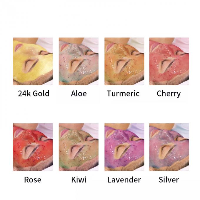 Home Peel-Off Lavender Jelly Mask Face Spa Anti Aging Hydrating Powder Mask Personalizzato 8