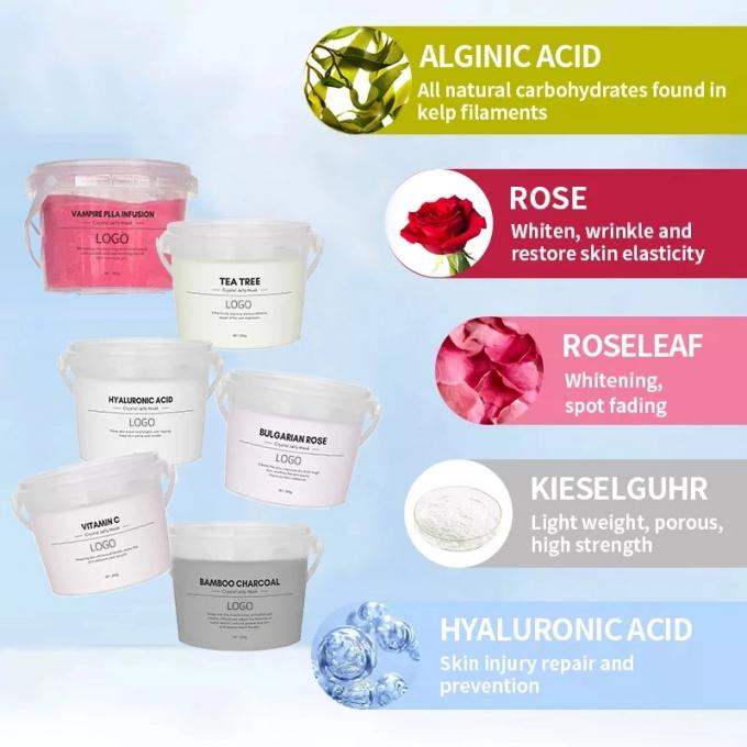 650 g di polvere di maschera di frutta organica per la cura del viso Prodotto di maschera di gelatina di cristallo fai da te 10