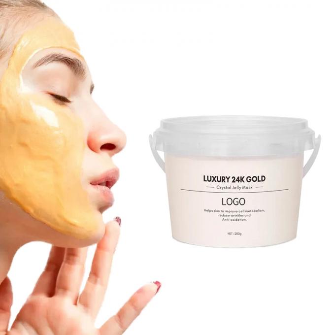 Protezione del viso Maschera di fango Maschera di gelatina in polvere 200 g Volume Ingrediente principale Collagene 0