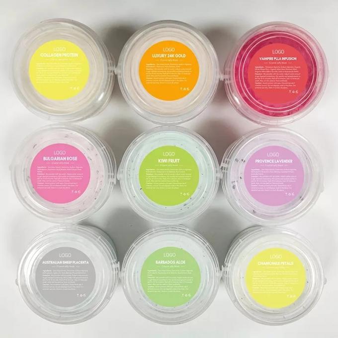 Protezione del viso Maschera di fango Maschera di gelatina in polvere 200 g Volume Ingrediente principale Collagene 7
