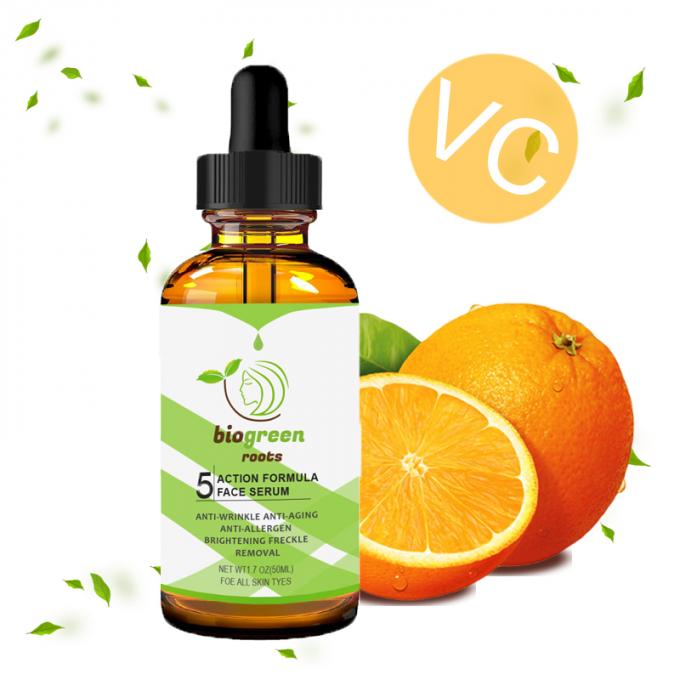 Dimensioni normali Vitamina C organica Purificante Sbiancatore Anti lentiggini Ampolette Quantità 1000 5