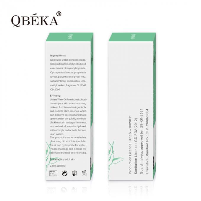 Acqua di pulizia rimossa il trucco 80 ml Nessuna irritazione Pulito profondo da un team di professionisti QC 6
