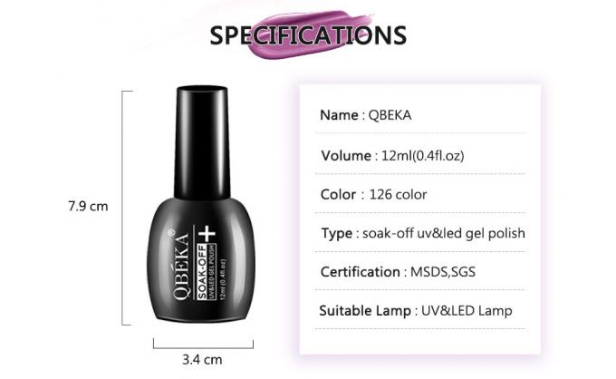 Vernice per unghie UV gel multicolore vivace e duratura con copolomero di acrilati 5